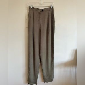 Vintage Paul Stanley 1990s B&W High-Waisted Trousers Made In USA